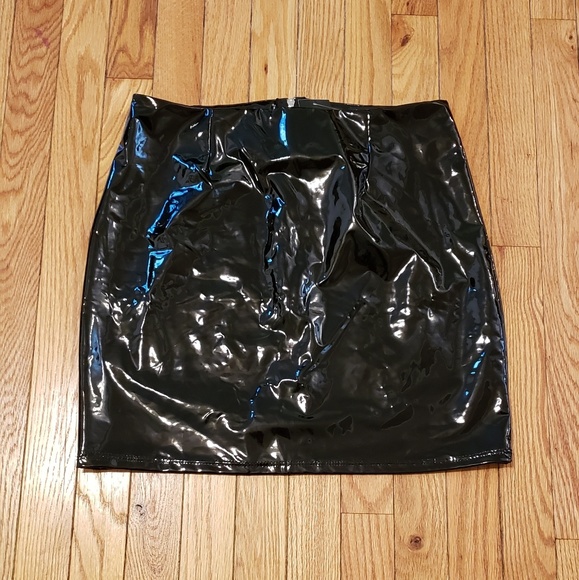 Fashion Nova Dresses & Skirts - Juniors patent leather skirt